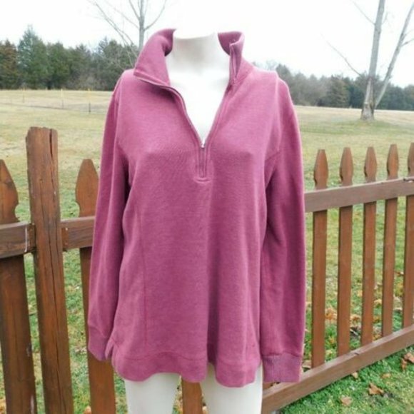 Eddie Bauer Tops - Eddie Bauer 1/4 Zip Pullover Size Large